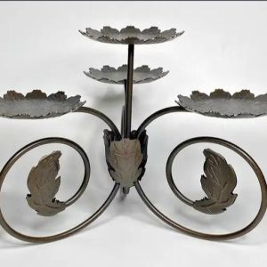 Partylite Leaf Viking Candle Holder P7528