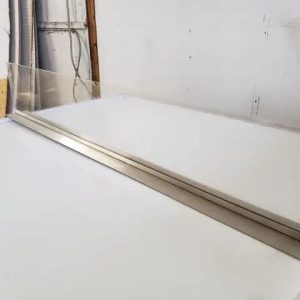 Sign Holder Acrylic Two Sided Steel Base