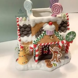 The Gingerbread Cottage Tealight House Partylite P7901
