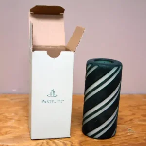 Partylite Pillar Candle 3" x 6" New Box Spearmint P6C/C36505