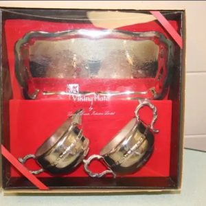 Gorgeous Antique Silver Plate Set