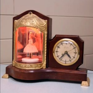 Vintage Dancing Ballerina United Electric Clock Corp Model 870