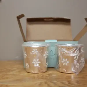 Partylite Silver Plated Snowflake Candle Holders P7874